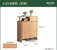 实木鞋柜矮柜储物柜客厅入户玄关柜收纳柜落地隔断柜