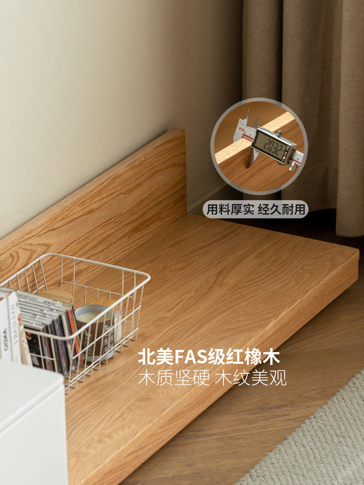 实木电视柜现代简约客厅落地可伸缩地台白色地柜矮柜