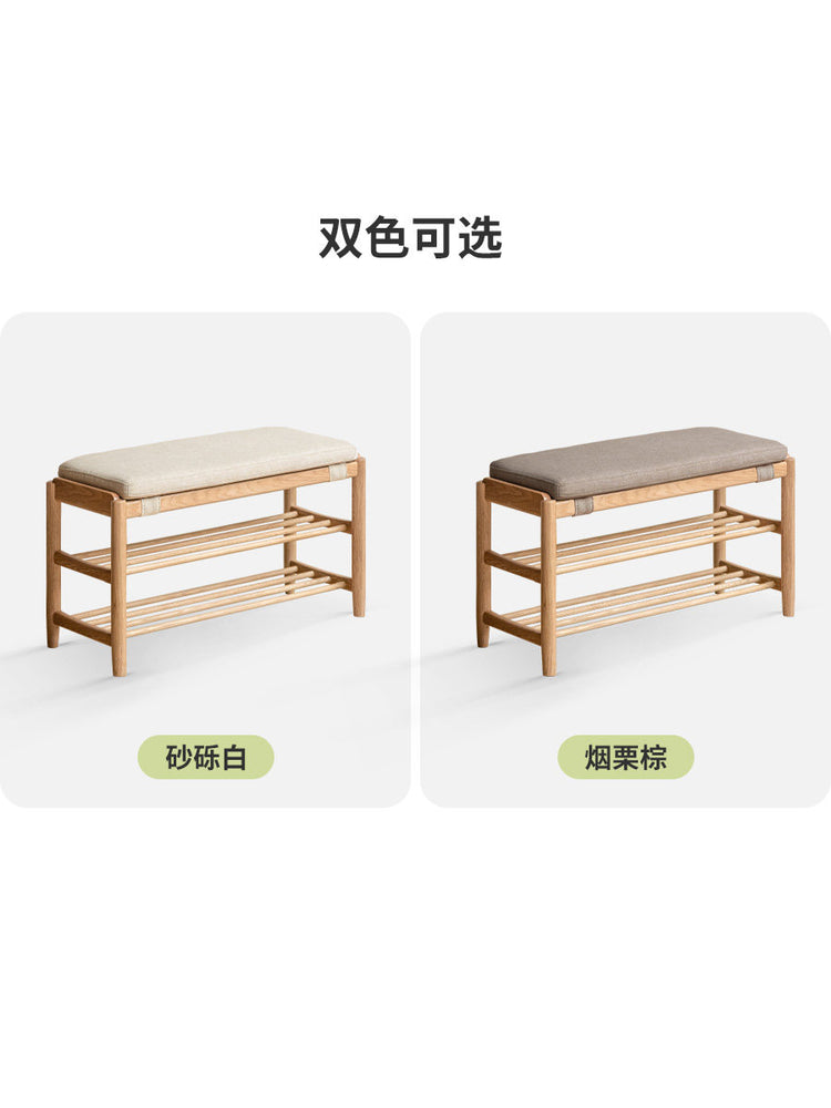 实木换鞋凳现代简约试鞋凳小户型玄关可坐式入户鞋架