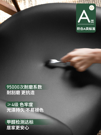布艺沙发椅客厅白蜡木单人椅设计师阳台休闲椅黑色酋长椅