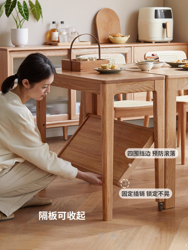 实木边桌可移动小桌子小户型餐桌卧室化妆桌书桌橡木边几