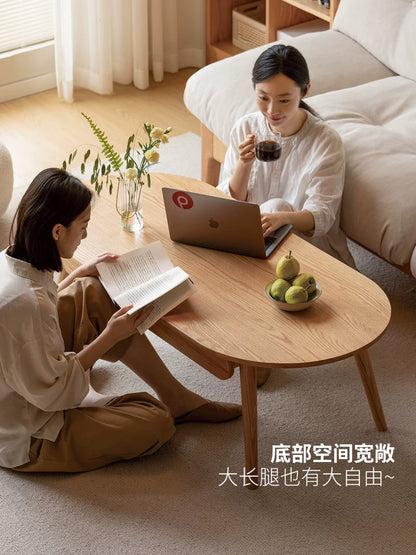 实木茶几北欧橡木小户型胶囊茶桌简约客厅创意阳台茶台