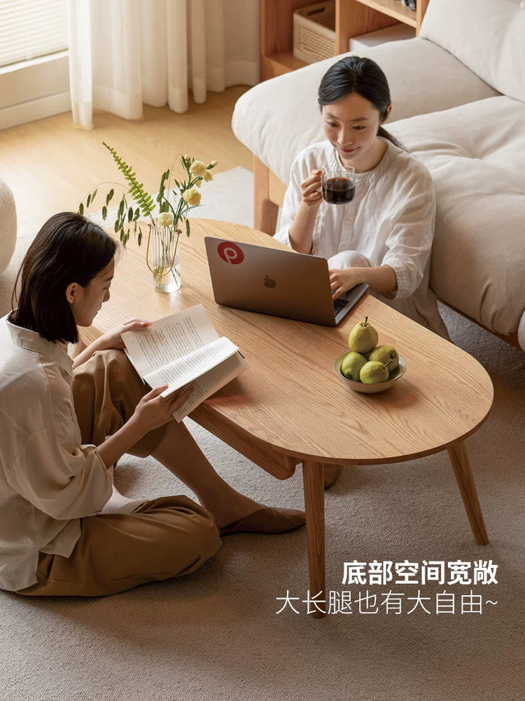 实木茶几北欧橡木小户型胶囊茶桌简约客厅创意阳台茶台