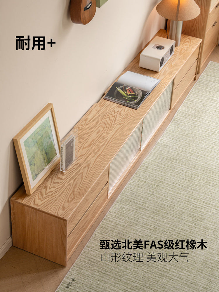 实木电视柜客厅现代简约小户型茶几组合拼接落地地柜