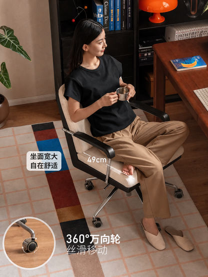 实木书椅办公椅电脑椅橡木升降椅书房转椅座椅书桌椅椅子