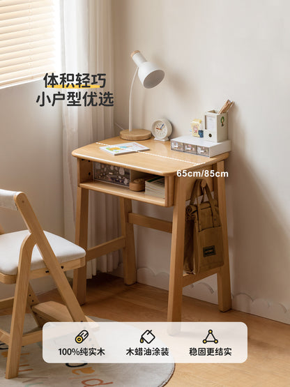 实木儿童书桌小户型学习桌环保写字桌小学生专用课桌