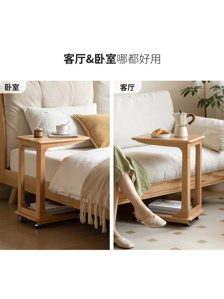 实木边几客厅移动沙发侧边桌茶几简约卧室床头小桌子