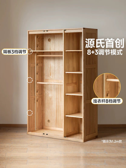 儿童实木衣柜组合卧室储物柜宝宝衣橱男孩女孩组合柜