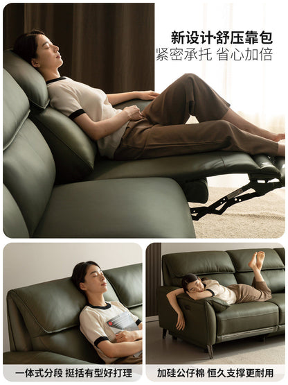 零靠墙电动客厅现代简约功能沙发伸缩真皮沙发