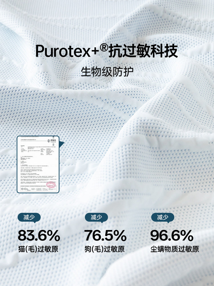0胶水床垫美满抗敏防螨透气垫竹炭绵垫独立弹簧厚垫