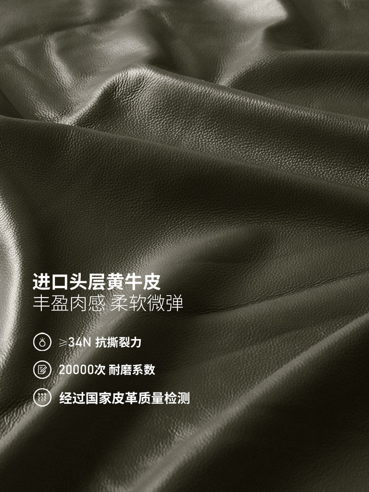 实木电动客厅意式轻奢黑胡桃木功能沙发真皮沙发