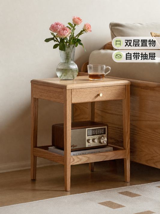 实木边几小茶几沙发边柜侧边柜客厅桌子北欧卧室窄床头柜