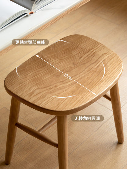 实木温莎凳卧室化妆凳凳子梳妆凳矮凳方凳餐凳木凳