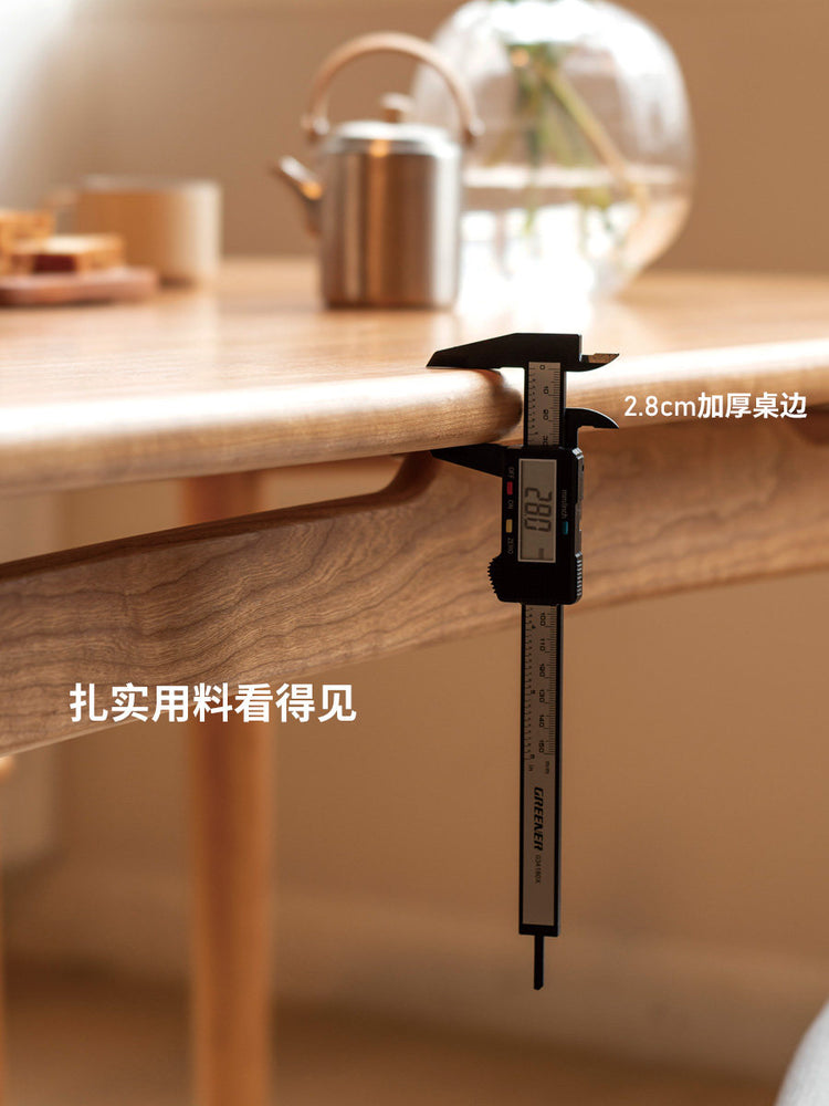 实木餐桌复古樱桃木长方形饭桌小户型吃饭桌子一桌四椅