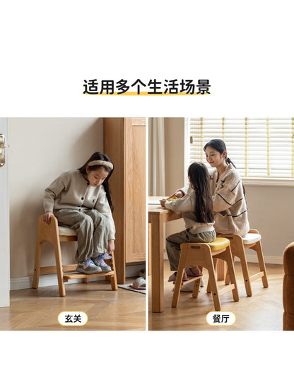 实木儿童升降学习椅凳学生写字陪读凳小户型可调节小椅子