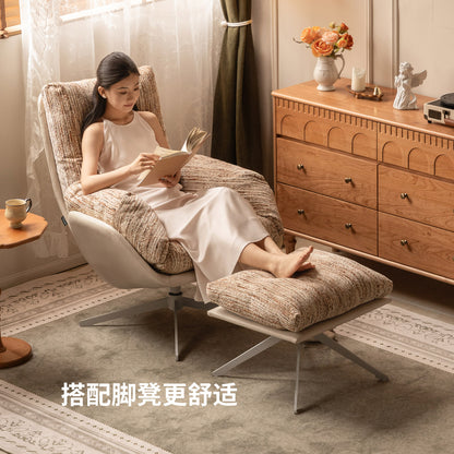 沙发椅客厅全拆洗布艺单人椅现代简约旋转懒人沙发