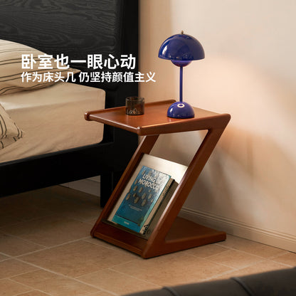 边几客厅包豪斯沙发边桌中古风角几杂志展示架