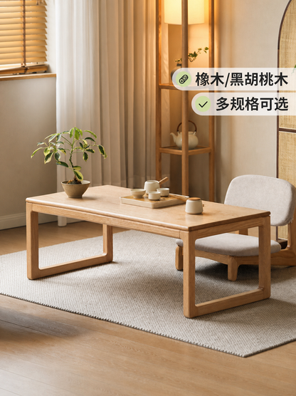 实木茶桌新中式禅意原木茶几日式榻榻米炕桌客厅茶台