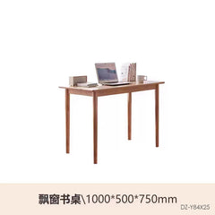 实木飘窗书桌书房简约现代电脑桌日式橡木卧室桌子