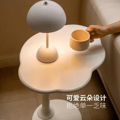 实木云朵边几卧室床头奶油风角几小户型简约C型创意桌子