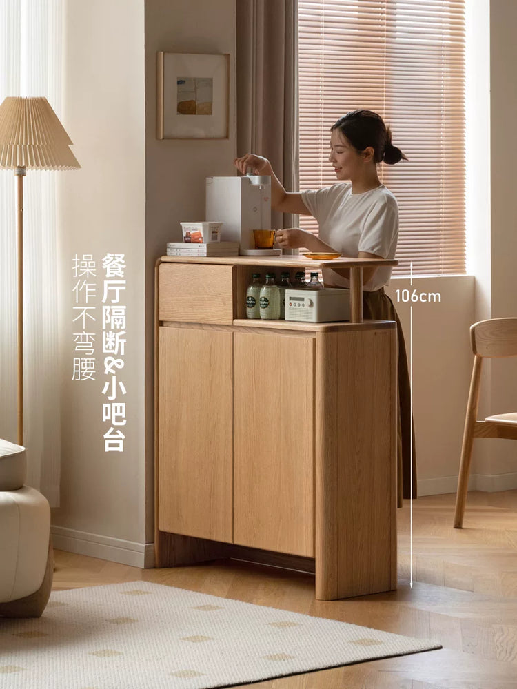 实木鞋柜矮柜储物柜客厅入户玄关柜收纳柜落地隔断柜