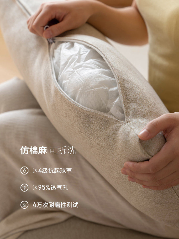 实木沙发床小户型多功能可折叠两用伸缩床新中式储物沙发