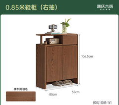 实木鞋柜矮柜储物柜客厅入户玄关柜收纳柜落地隔断柜