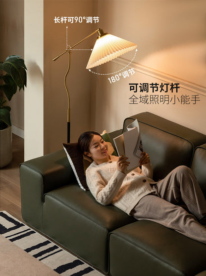 客厅落地灯复古创意氛围灯卧室床头灯高级感台灯
