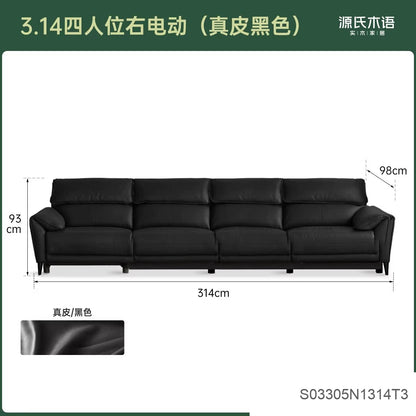 零靠墙电动客厅头层牛皮多功能大象耳朵沙发
