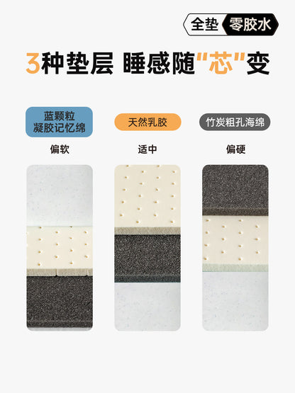 0胶水床垫睡感可调弹簧乳胶厚垫子防螨席梦思魔术师