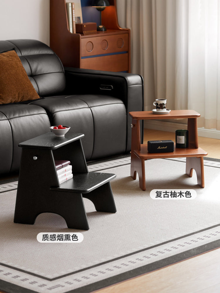 实木凳子中古风脚凳换鞋凳复古梯凳小板凳休闲矮凳