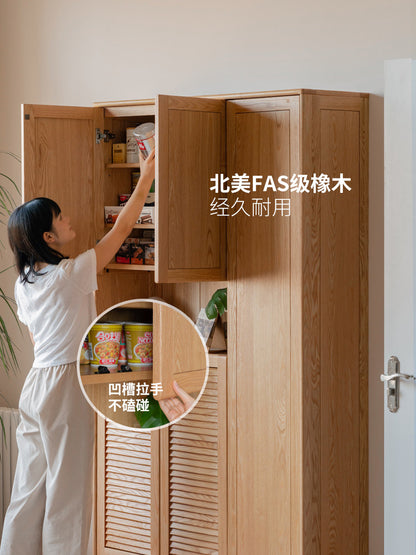 实木门口玄关柜客厅现代简约入户隔断橡木收纳储物柜