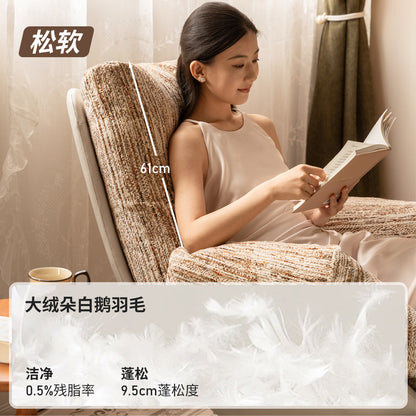 沙发椅客厅全拆洗布艺单人椅现代简约旋转懒人沙发