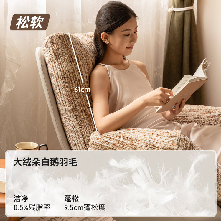 沙发椅客厅全拆洗布艺单人椅现代简约旋转懒人沙发