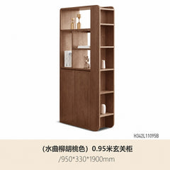 全实木玄关隔断柜北欧门厅柜现代简约鞋柜客厅屏风柜