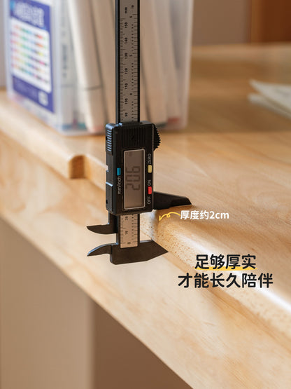 实木儿童学习桌书桌书架一体桌书房课桌小学生写字桌