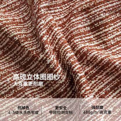布艺沙发椅美式复古休闲椅客厅可拆洗软包椅休闲躺椅