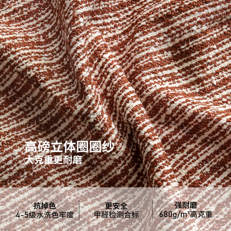 布艺沙发椅美式复古休闲椅客厅可拆洗软包椅休闲躺椅