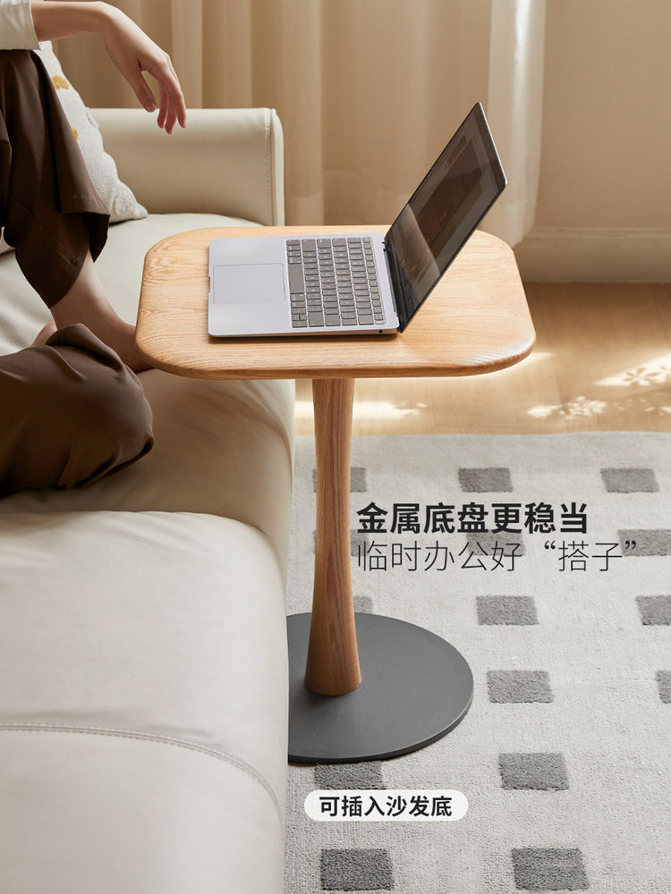 实木边几客厅现代简约沙发侧边桌小户型小方几橡木角几