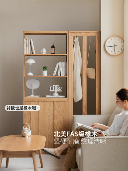 实木玄关柜鞋柜一体客厅入户屏风隔断简约现代置物柜
