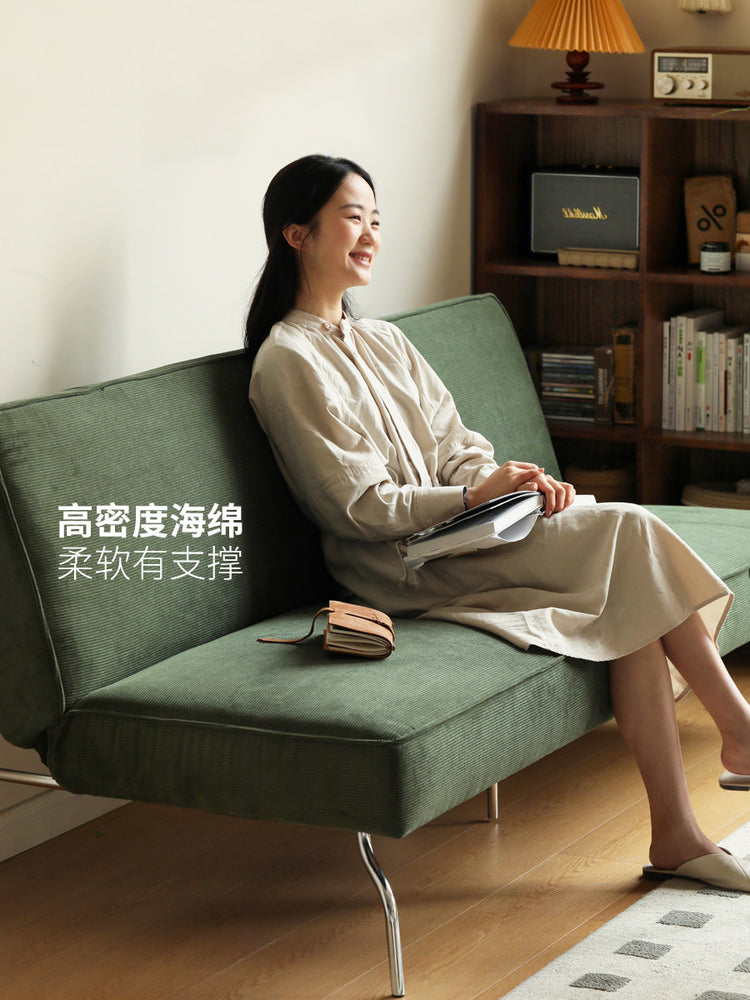 沙发床现代简约小户型布艺沙发客厅复古多功能沙发
