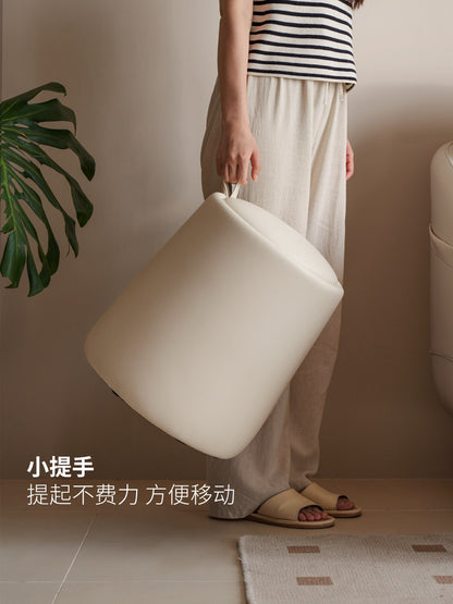 化妆凳奶油风卧室梳妆凳客厅沙发脚凳阳台换鞋凳圆凳