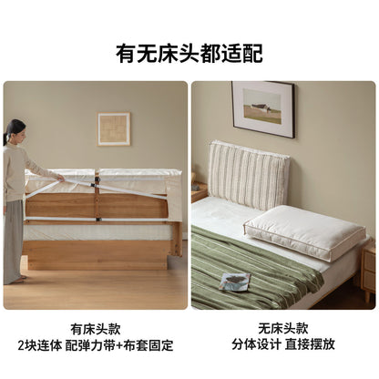 布艺床头软靠现代简约卧室靠枕榻榻米靠背垫可拆洗大靠包
