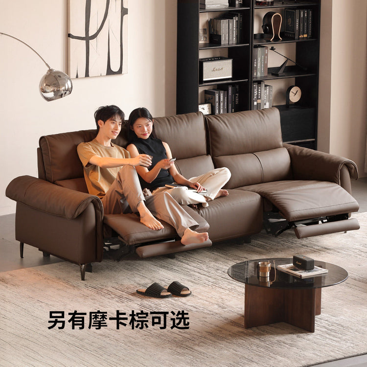 零靠墙功能客厅现代简约电动沙发小户型真皮沙发