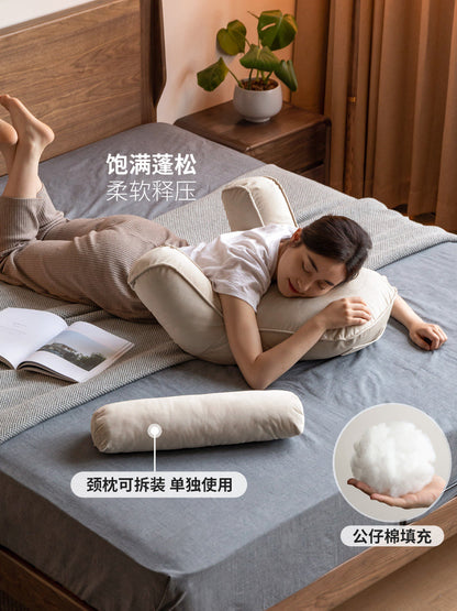 床头靠垫软包护腰靠枕可拆洗沙发抱枕床上玩手机看书枕头