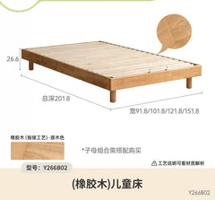 实木榻榻米子母床拼接大床小床地台床单人床蒙氏儿童床