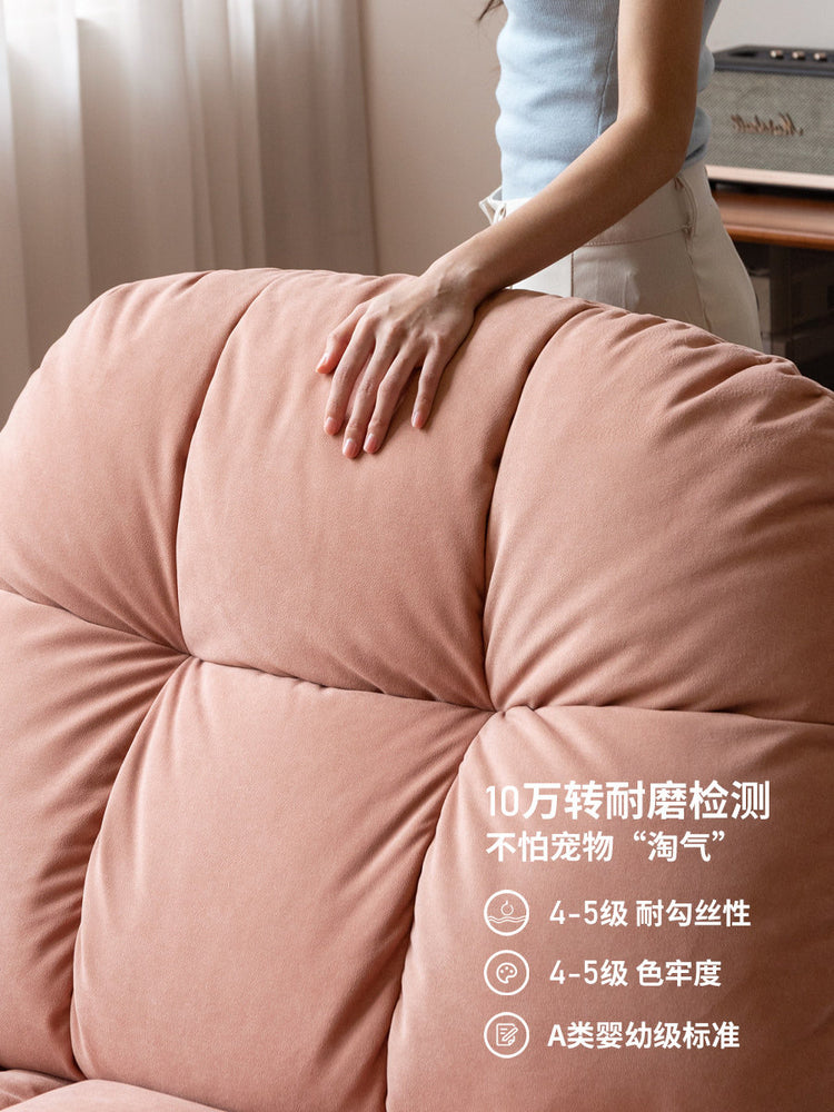 电动沙发椅法式复古单椅猫抓布躺椅休闲摇椅客厅懒人沙发
