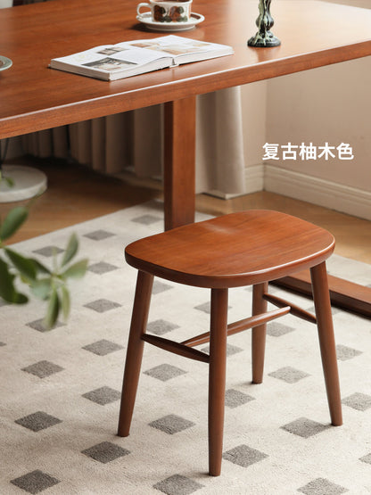 实木温莎凳卧室化妆凳凳子梳妆凳矮凳方凳餐凳木凳