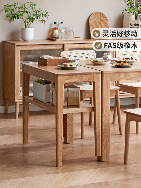 实木边桌可移动小桌子小户型餐桌卧室化妆桌书桌橡木边几