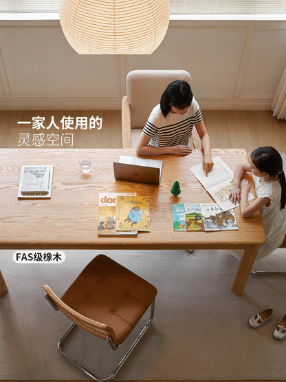 实木书桌书房学习桌办公桌橡木简约大工作台长桌子